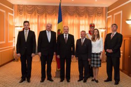 Președintele Republicii Moldova, Nicolae Timofti, a primit scrisorile de acreditare din partea a patru ambasadori