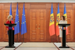 Statement by President Maia Sandu after meeting with European Commission President Ursula von der Leyen