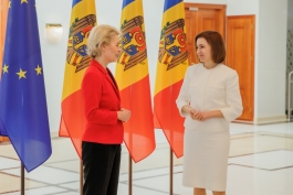 Șefa statului a avut o întrevedere cu Președinta Comisiei Europene, Ursula von der Leyen 