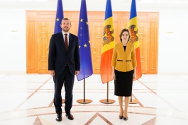 Cooperarea în domeniul protecției mediului, discutată de Președinta Maia Sandu și Comisarul european pentru mediu, Virginijus Sinkevičius