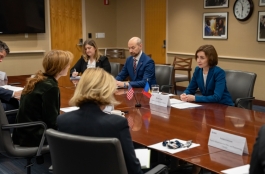 President Maia Sandu met with USAID Administrator Samantha Power in Washington