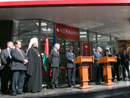 Președintele Republicii Moldova, Nicolae Timofti, și președintele Republicii Belarus, Alexandr Lukașenko, au participat la inaugurarea Centrului comercial Keramin 