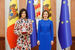 Președinta Maia Sandu: „Sunt convinsă că putem reuși prin oameni, iar laureații de azi sunt un bun exemplu în acest sens”