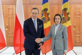 President Maia Sandu met with a delegation of the Senate of the Republic of Poland led by Marshal Tomasz Grodzki