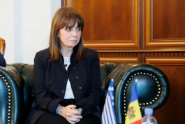 The Head of State met today in Chisinau with the President of the Hellenic Republic, Katerina Sakellaropoulou