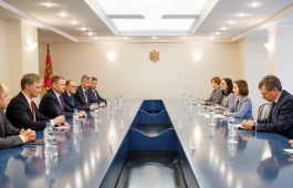 The Head of State discussed Moldovan-Latvian cooperation with the Speaker of the Latvian Parliament, Edvards Smiltēns