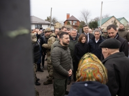 President Maia Sandu, together with President Zelenskyy and other heads of state and government, commemorated the victims of Bucea