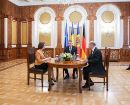 President Maia Sandu: "We have the support of Romania and Germany in realizing our country project - joining the EU"