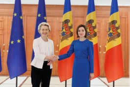 Declarația Președintei Maia Sandu la conferința de presă comună cu Președinta Comisiei Europene, Ursula von der Leyen