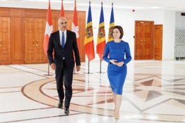 Moldovan-Swiss cooperation discussed by President Maia Sandu and her Swiss counterpart