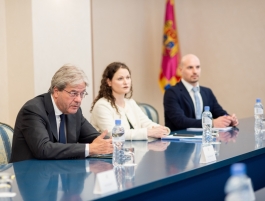 Șefa statului s-a întâlnit cu Paolo Gentiloni, Comisarul European pentru Economie 