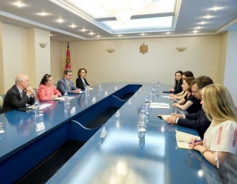 The Head of State met with Erin McKee, USAID Deputy Assistant Administrator for the Europe and Eurasia Bureau