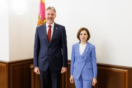 Șefa statului a avut o întrevedere cu Ambasadorul Republicii Letonia la Chișinău, Uldis Mikuts