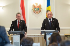 Moldovan president meets Austrian counterpart