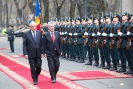 Moldovan president meets Austrian counterpart