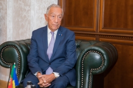 Președinta Maia Sandu l-a primit în vizită oficială pe Președintele portughez, Marcelo Rebelo de Sousa 