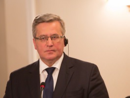 Președintele Poloniei, Bronisław Komorowski, și președintele Ucrainei, Petro Poroșenko, efectuează o vizită oficială comună în Republica Moldova