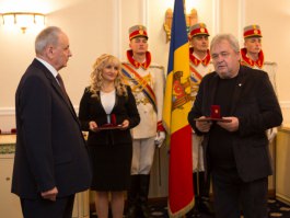 Președintele Republicii Moldova, Nicolae Timofti, a acordat distincții de stat unui grup de cetățeni