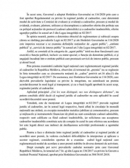 Răspunsul Centrului Național Anticorupție la demersul instituției prezidențiale confirmă că termenul de „premiu” nu se înscrie în noțiunea de „cadou” 