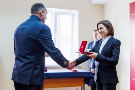 Șefa statului i-a felicitat cu prilejul Zilei profesionale pe angajații Serviciului de Protecție și Pază de Stat 