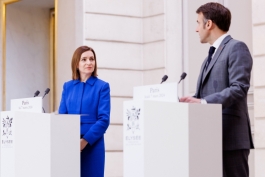 Declarația comună a Președintei Republicii Moldova, Maia Sandu și a Președintelui Republicii Franceze, Emmanuel Macron 