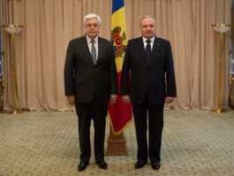 Președintele Nicolae Timofti a avut o întrevedere cu ambasadorul Ucrainei, Serhii Pirojkov