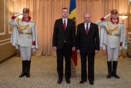 Moldovan president receives accreditation letters from three ambassadors