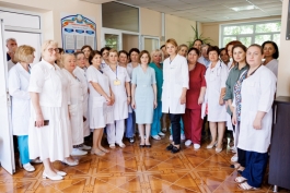 The President attended the opening of a primary stroke care center in Florești