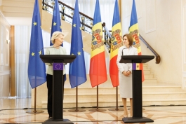 Mesajul Președintei Maia Sandu de la briefingul comun cu Președinta Comisiei Europene, Ursula von der Leyen