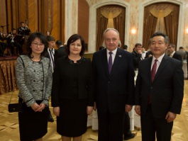 Moldovan president gives reception for members of diplomatic corps accredited in Chisinau