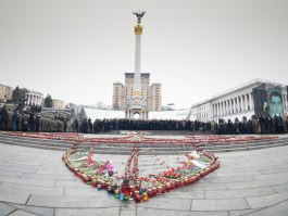 President Nicolae Timofti participates in March of Dignity in Kiev