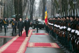 Președintele Nicolae Timofti a avut o întrevedere cu președintele României, Klaus Iohannis