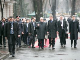 Moldovan president meets Romanian counterpart