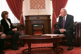 Moldovan president meets UN resident coordinator