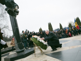 Președintele Nicolae Timofti a participat la manifestațiile dedicate Zilei Memoriei