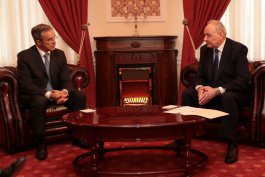 Moldovan president meets French official