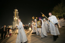 Președintele Nicolae Timofti a participat la slujba de Înviere