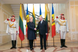 Președintele Republicii Lituania, Dalia Grybauskaitė, a întreprins o vizită oficială în Republica Moldova