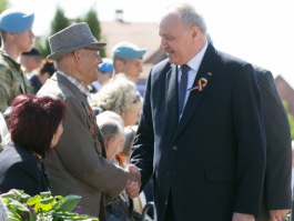 President Nicolae Timofti attends actions dedicated to 70th anniversary of end of World War II