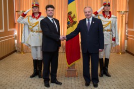 President Nicolae Timofti received accreditation letters from three ambassadors