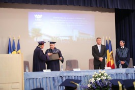 Moldovan President receives Doctor Honoris Causa title from Romanian university