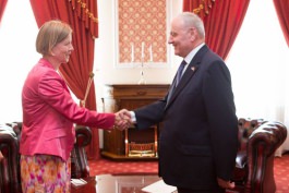 Moldovan president meets Swedish Ambassador at end of her term