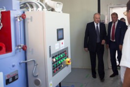 Moldovan president attends inauguration of biomass pellets production factory 