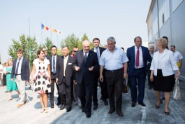 Moldovan president attends inauguration of biomass pellets production factory 