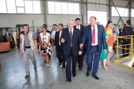 Președintele Timofti a participat la inaugurarea fabricii de Producere a peleților din Biomasă din satul Pașcani, Criuleni