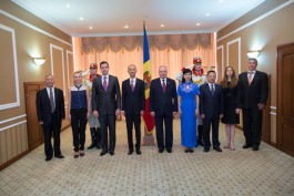 Moldovan president receives accreditation letters from five ambassadors