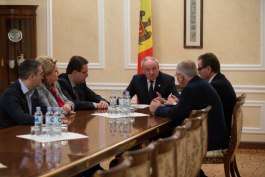 Moldovan president has consultations with parliamentary factions of Liberals, Democrats, Communists